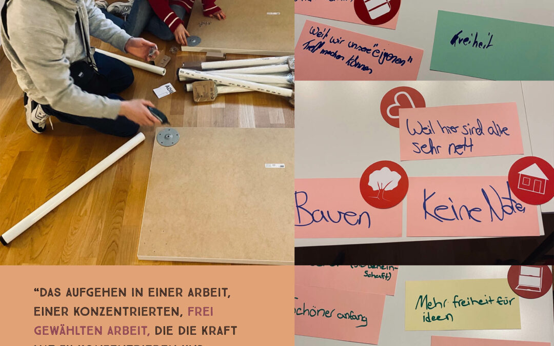 Fünfter Termin mit der Projektgruppe der Brötzinger Schule