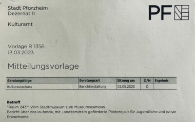 Raum 243 im Kulturausschuss